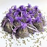 12 Hand Made Bags of Dried Lavender, by The Home of Lavender Fresh Dried Lavender Bag Moths Protection for Closet and Drawers Natural Air Purifying Luggage Freshener