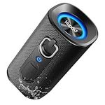 Bluetooth 5.4 Speaker Portable Wireless Speaker with Stereo Sound, Extra Bass, IPX7 Waterproof, 15H Playtime, Built-In Mic, Birthday Gifts, Durable Loud Outdoor Speaker for Travel, Sport, Party