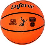 Optimum Street Basketball - Durable Korean Rubber with All-Weather Grip for Versatile Indoor/Outdoor Play - Sizes 7 & Mini for All Ages - Orange, Size 7