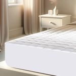 ArcticDreams: Cooling Infused Mattress Pad Protector by Continental Bedding - Sleep in Chill Comfort (Queen)