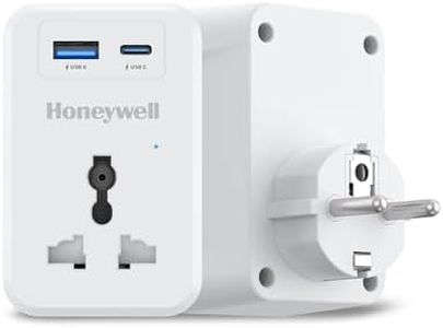 Honeywell 3 Out Surge Cube, Spike Guard, 1 Outlet, PD20W & USB A Port, 255 Joules, Charge On The Go, Device Secure Warranty, Automatic Overload Protection, 3 Years Manufacturer Warranty