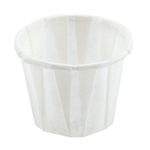 1000 x 2oz Disposable White Paper Souffle Ramekins/Portion Pots/Sauce Pots for Condiments or Medicines by Genpack