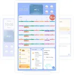 Cozyla 15.6'' Android Tablet Digital Calendar Wall Touch Screen Chore Chart to Do List Notepad Smart Electronic Calendar for Family Meal Planner Support All Google Play Apps w/Stand Wall Mount White