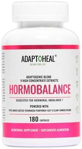 Adaptoheal Hormobalance – Adaptogens Supplement for Female Hormonal System Balance - Vitex, Ginseng and Cat’s Claw – Vegan, Gluten and Dairy Free (180 Capsules / 700 mg)