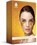Pursonic | Wrinkle Care Eye Gel Patches with Collagen for Puffy Eyes, Dark Circles, & Wrinkles - Hydrates and Rejuvenates Skin for Anti-Aging Effects