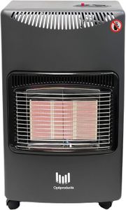 Easy Shopping Portable Gas Heater 4.2KW – Indoor Butane Heater with Wheels, 3 Settings