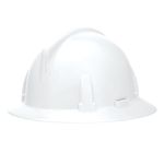 MSA Safety 475393 Topgard Non-Slotted Protective Hat with Fas-Trac Suspension, Standard, White