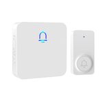 SECRUI Wireless Doorbell, Electric Cordless Battery Operated Plug in Door Bells IP55 Waterproof Easy Install Long Range of 1,000 Feet with 32 Chimes ​for Home, School, Office, Classroom