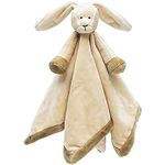 Teddykompaniet Båstad 13722 Baby Comforter Toy Blanket Bunny Diinglisar Beige - Rabbit Security Blanket - Soother Stuffed Plush Animal Blankies for Newborn and Toddler, Girl and Boy