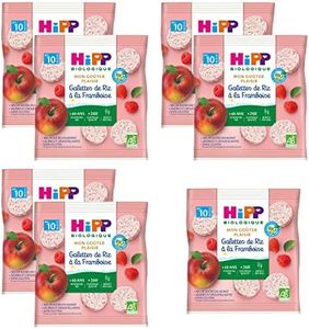 Hipp Biologique Galettes de Riz à la Framboise dès 10 mois - 7 sachets de 30 g