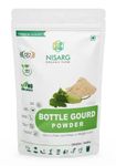 NISARG ORGANIC FARM Bottle Gourd Powder Lauki/Doodhi Powders Pure Organic Natural Healthy and Nutritious Traditional Method Made Add in Protein Shake and Juices (500gm)