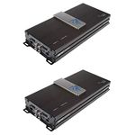 Soundstream Picasso Nano 1000W 4 Channel Class D Car Audio Amplifier (2 Pack)