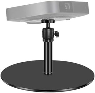 [All Metal/Super Stable]Desktop Projector Stand with Ballhead Adjustable Tilt Table Projector Stand for Nebula XGIMI BenQ VANKYO PVO TMY AuKing and Most LCD/DLP video projectors Ideal for Home Office