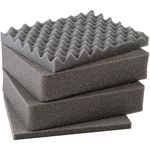 Pelican 4-Piece Replacement Pick N' Pluck Foam Set for 1300 Case (Grey)