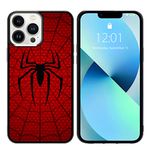 Odhtst Spider iPhone Case 13 Pro Max - Shockproof Protective Cute Cool Spider-Web Phone Case Designed for iPhone 13 Pro Max 6.7 Inch Case for Man Girls Women Boy Black Red(6.7 in,13 Pro Max)