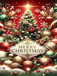 Christmas Diamond Painting Kits,Christmas Tree Diamond Art Kits for Adults,5D DIY Diamond Art Full Drill Christmas Gift for Family Members and Friends,Christmas Home Wall Decor 12×16 inch