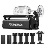 ATOMSTACK R3 Pro Rotary Roller Kits, Engraving Machine Y-axis Rotary Roller for Longer or Cylindrical Objects Cans with 8 Angle Adjustment for Different Size