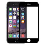 KITE DIGITAL Compatible with iPhone 6 Plus / 6S Plus [Black] Tempered Glass Screen Protector with Edge to Edge Coverage - Easy Installation Kit