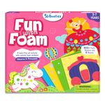 Skillmatics Art Activity - Fun With Foam Unicorns & Princesses, No Mess Diy Sticker Art For Kids, Craft Kits, Gifts For Ages 3, 4, 5, 6, 7, Travel Toy - Multicolor