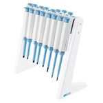 ONiLAB’S Lab Linear Micropipette/Pipette Stand Rack, Pipettor Holder Fits Up to 8 Laboratory Pipettes (Pipette Stands)