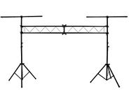 ASC Pro Audio Mobile DJ Light Stand 10 Foot Length Portable Truss Lighting System with T-Bar