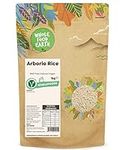 Wholefood Earth Arborio Rice 1 kg | GMO Free | Natural