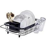 BRWINASLL Dish Rack in Sink Dish Drying Rack Rustproof Expandable（13.7"-20.86"） Dish Rack Over with Untensil Holder Sink Drying Rack