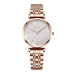 NIBOSI Women Watches Analogue Quartz Rose Gold Wrist Watch for Ladies Stylish Waterproof Stainless Steel Luxury Girl Dress Watch Birthday Gift