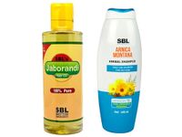 SBL's Arnica Montana Herbal Shampoo + Jaborandi Hair Oil (200ml+200ml)