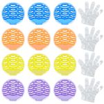 12 Pack Urinal Screens,Urinal Deodoriser,Urinal Mats Scented Splash Mat for Bathroom,Urinal Mats Deodorizers with Fresh Fragrance - Ocean, Lavender, Lemon,Tangerine