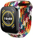 kwmobile Nylon Band Compatible with Amazfit Bip 5 Unity/Amazfit Bip 5 / Amazfit GTR 4 - Band Replacement Strap for Fitness Tracker