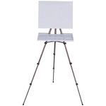 MEEDEN Lightweight Watercolour Painting Easel: Adjustable Travel Easel Stand for Plein Air Painting - Portable Travel Tripod with Mixing Palette Tray