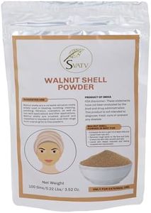 SVATV Walnut Shell Powder (Juglans regia L.) for facial Scrub Formulation, Lightening Skin Care, Dark Spots, Deep Cleansing natural skin exfoliator for Skin & Hair - 100g