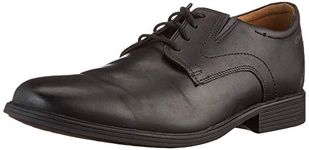 Clarks Men's Whiddon Derby, Black, 6 UK (39.5 EU)