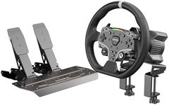 MOZA R3 Steering Wheel and Pedals Bundle for Xbox(official Licensed) & PC: 3.9Nm Direct Drive WheelBase, 11-inch Racing Wheel, Pedals and Desk Clamp All-in-One Gaming Racing Simulator