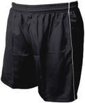 Vizari Kids Dynamo Soccer Shorts | for Boys and Girls (Black, Youth L)