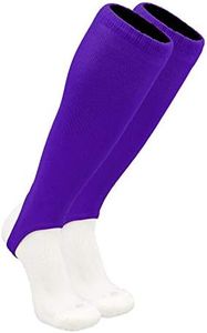 TCK 4 Inch Solid Baseball Stirrups (Purple, Medium)