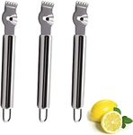 3 Pack Lemon Zester with Channel Kn