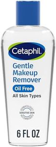 Cetaphil Gentle Waterproof Makeup Remover, Oil-Free Formula Suitable for Sensitive Skin, 6.0 Fluid Ounce