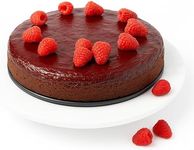 Andy Anand Exquisite 9" Chocolate Raspberry Cake 9" with Real Chocolate Truffles, Made Traditionally for Luxurious Creaminess, Birthday, Wedding, Anniversary (2.8 lbs)