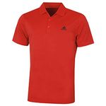 adidas Men's Performance Primegreen Polo Shirt (Short Sleeve) L Collegiate red