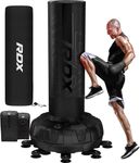 RDX XXL 150KG Freestanding Punching Bag with Cover & Gloves – 72” Adult Heavy Pedestal Punch Bag Set - 17 Suction Cup 8 Extended Legs Stand Base - Kick Boxing MMA Muay Thai Home Gym Fitness Training