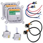 Slakerbe 2PCS Xenon Headlight Ballast Control Unit,Xenon Ballasts Igniter Set with D3S Bulb 8A5Z-13C170-A DL3Z-13C170-A 7L7Z-13N021-A Fit forMustang 2010-2019