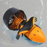 Lakenbroade 300W/500W Submersible Scooter Propeller Drive with Lithium battery version Underwater Scooter, Suitable for Snorkeling Adventure Pool Equipment,300W