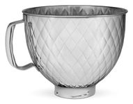 KitchenAid 5 Quart Tilt Head Quilted Stainless Steel Bowl, KSM5SSBQB