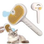 Cat Steam Brush for Shedding Cloud Care Cat Brush with Steam Self Cleaning Spritz Defur Comb Cat Grooming Brush for Long and Short Hair of Cat and Dog