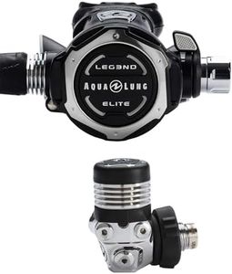 Aqualung Leg3nd Elite Dive Regulator | Cold Water & Extreme Environment Scuba Diving Regulator Set | Over-Balanced First Stage with ACD & Venturi Switch Second Stage, w/Din Connector