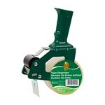 Duck Tape Brand 30yd Heavy Duty Clear Packing Tape with Dispenser, Packaging and Shipping Tape