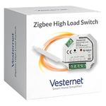 Vesternet Zigbee High Load Switch Module (Neutral Required) | Smart Home Control 16A Load Capacity In-Wall Switch Module with Energy Monitoring | Compatible with Home Assistant, SmartThings & Hubitat