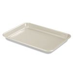 Nordic Ware Naturals Non-Stick Baker's Quarter Sheet, Aluminium Baking Tray, Premium Bakeware To Bake and Reheat Small Meals, Made in the USA, Silver